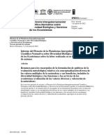 Ipbes - 2022 Resumen para Tomadores de Decision Evaluación de Valores Español 9 - 14 - Add.2 - Es