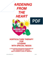 Gardening from the Heart - Horticultural Therapy for Citizens with Special Needs