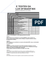 Electrolux - DF36A-DF36X - Falhas e Testes