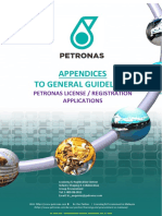 APPENDICES To General Guidelines - PETRONAS License Registration Applications v11.0 (10 Jun 2021) Rev 3