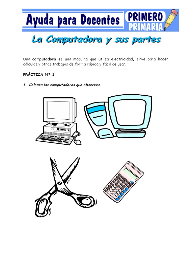 Partes de la Computadora para Niños | PDF | Informática | Ciencias fisicas