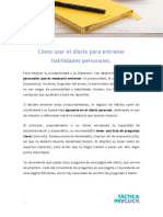 Diario de Habilidades Personales Táctica Práctica