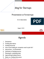Dokumen - Tips Funding For Startups July 2014 by Prof Sabarinathan G