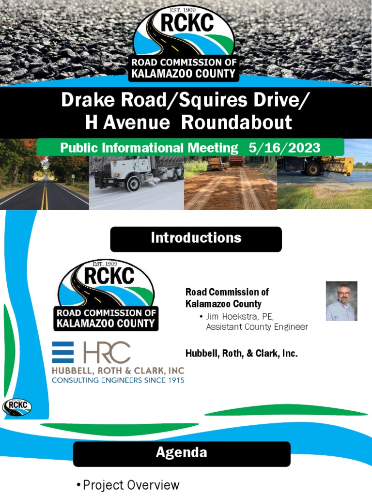 New roundabout planned for Kalamazoo County in 2024 PDF Traffic