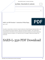 SAES-L-350 PDF Download - Construction of Plant Piping - PDFYAR