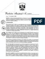 Resolucion Ministerial n261-2018-tr