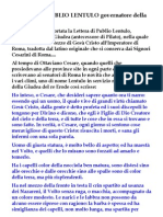 Lettera Di Publio Lentulo