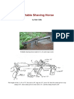 Portable Shaving Horse