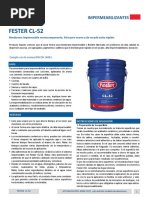 Fester CR-65: Ficha Técnica y Usos | PDF | Hormigón | Agua