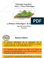 1.3 Balance Hídrico de Una Cuenca 2023A