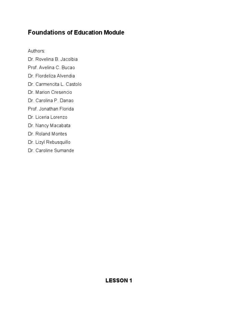 Legal Foundations of Education in the Philippines | PDF | Teachers ...