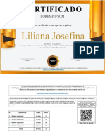 Certificado Diploma Elegante Cortinas Amarillas