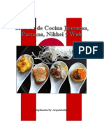 Manual de Cocina Japonesa, Peruana, Nikkei y Wok - Completo