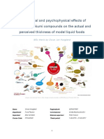 The Physical and Psychophysical Effects of Umami and Kokumi Compounds On The Actual and Perceived Thcikness of Model Liquid Foods