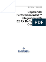 Copeland® Performancealert™ Integration With E2 RX Refrigeration Controllers