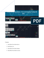 Order Block Forex Robot MT4 Manual