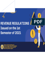 Part1REVENUE REGULATIONS Issued On The 1st Semester of 2021