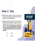 Part3REVENUE REGULATIONS Issued On The 1st Semester of 2021
