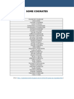 Library - Cognates and False Cognates