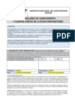 Formato - 6 - Formulario de Cumplimiento Fase Preparatoria