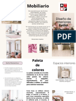 Tríptico Servicios Profesional Minimalista Beige