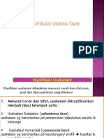 Bab v. Klasifikasi Ilmu Usaha Tani