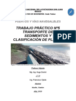 Trabajo Práctico N.°5 Transporte de Sedimentos y Clasificación de Playas 2023