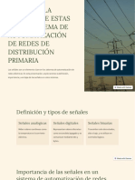 Senales y La Utilidad de Estas en Un Sistema de Automatizacion de Redes de Distribucion Primaria