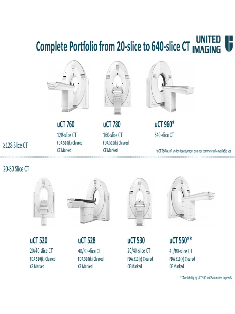 United Imaging uCT Series Overview | PDF | Ct Scan | Image Resolution