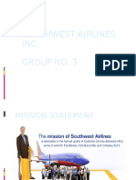 Southwest Airlines Inc. Group No. 3: Case Discussion