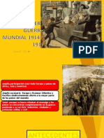 Primera Guerra Mundial 1914 - 1918