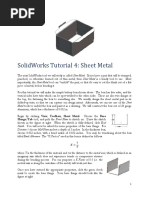 Solidworks Tutorial 4 Sheet Metal The Next Solidworks Tool We Will - Compress