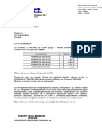 Cotizaciones de Hormigon 2017