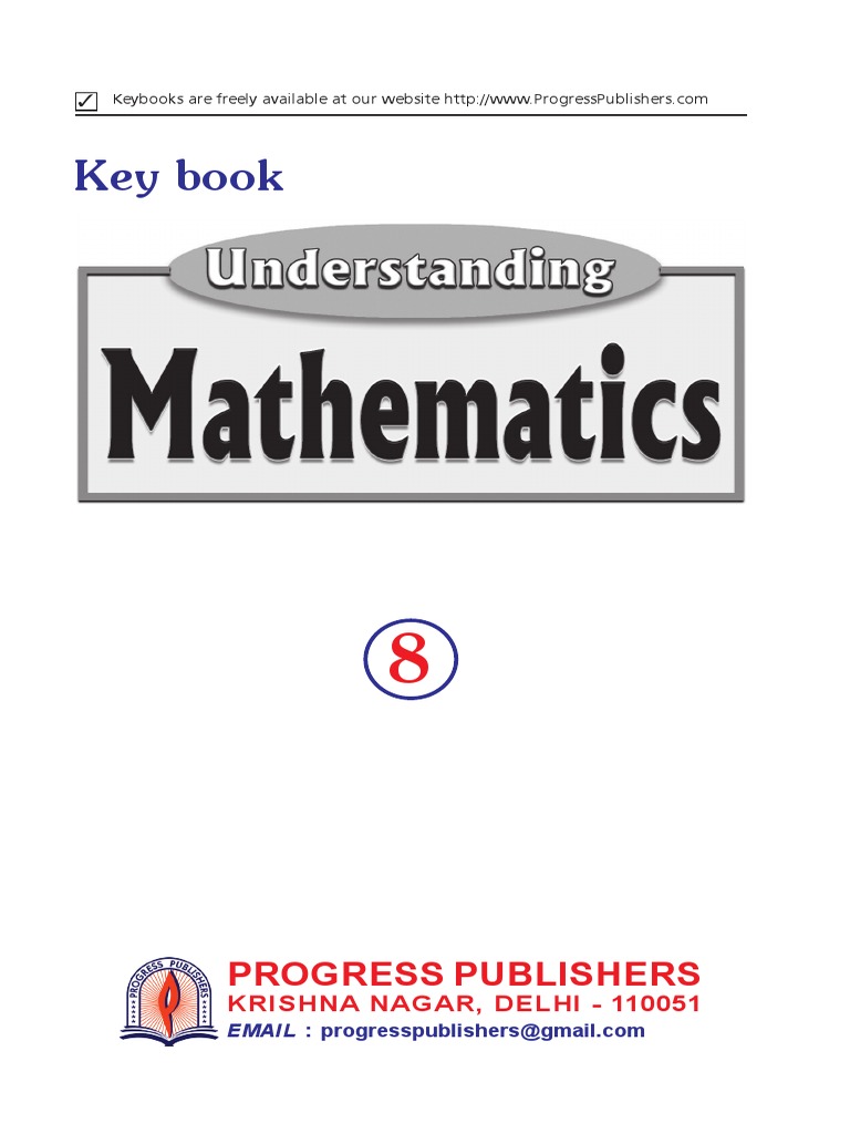 Class 8 Mathematics Solutions Guide | PDF | Discrete Mathematics ...