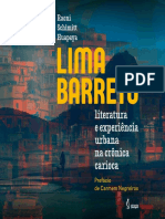 Lima Barreto: Literatura e Experiência Urbana Na Crônica Carioca