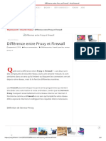 Différence Entre Proxy Et Firewall - WayToLearnX