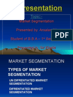 Market Segmentation