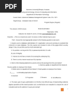 Level 4 Database Holistic COC Questions | PDF | Databases | Microsoft ...