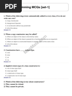 CPP Programming Set 1