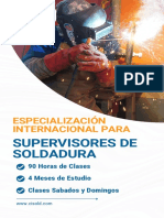 Especialización Internacional para Supervisores de Soldadura - Cisold