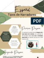 Presentación Tipos de Narradores