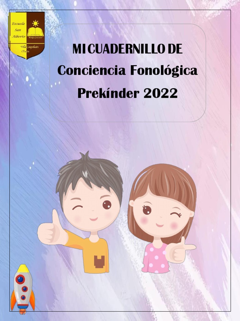 Cuadernillo de Conciencia Fonológica | PDF | Vocal | Habla