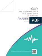 Guía para La Valoración Judicial de La Prueba Pericial en Materia de Análisis de Voz