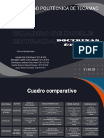 Gráfica Cuadro Comparativo Corporativo Negro y Dorado