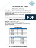 Reglamento Liga Municipal de Tampico Oficial 2 Agosto-Diciembre Oficial