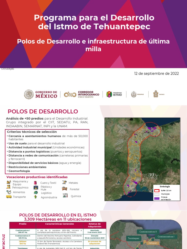 Polos de Desarrollo en el Istmo | PDF | Economias