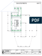 Plano Acotado Primer Piso Escala 1:125