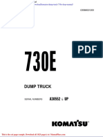 Komatsu Dump Truck 730e Shop Manual