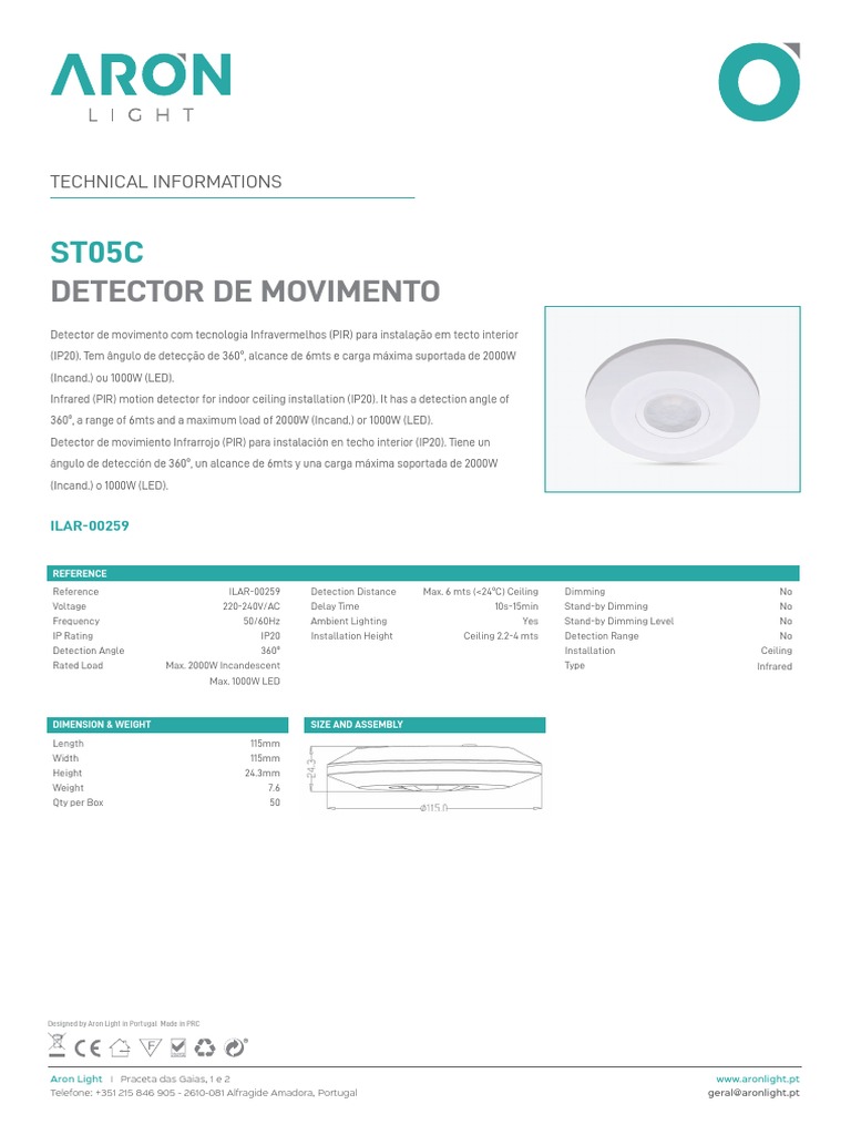 ILAR-00259-ST05C-Sensor | PDF