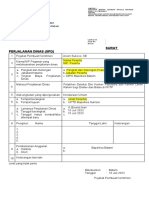 Format SPPD Peserta Kertas F4 (Sumsel - 2 Rangkap)